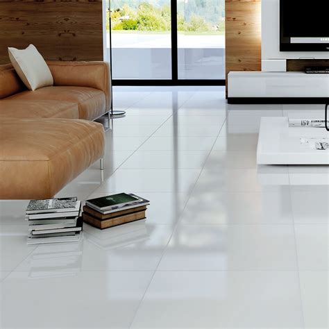 Prada white ceramic floor tiles